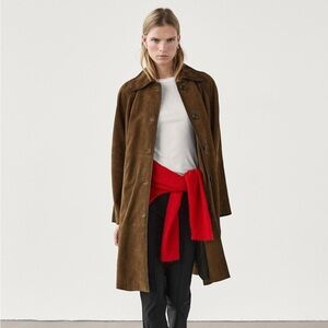 Massimo Dutti Suede Coat